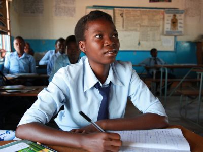 schoolgirl in zambia